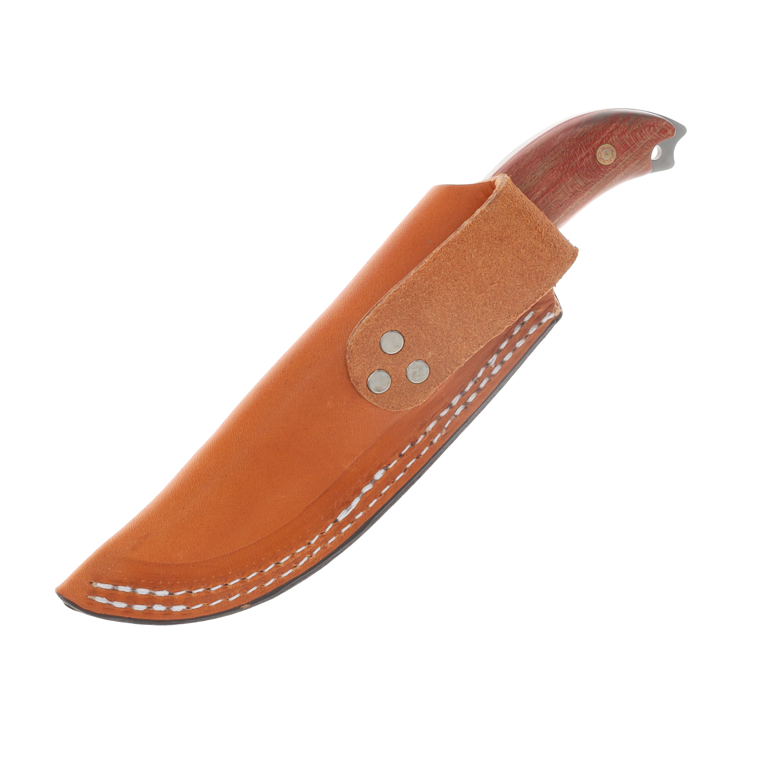 Busse Custom Shop Radio Active Fixed Blade Mean Street Wood Handle Mosaic Pins 42926C View 4