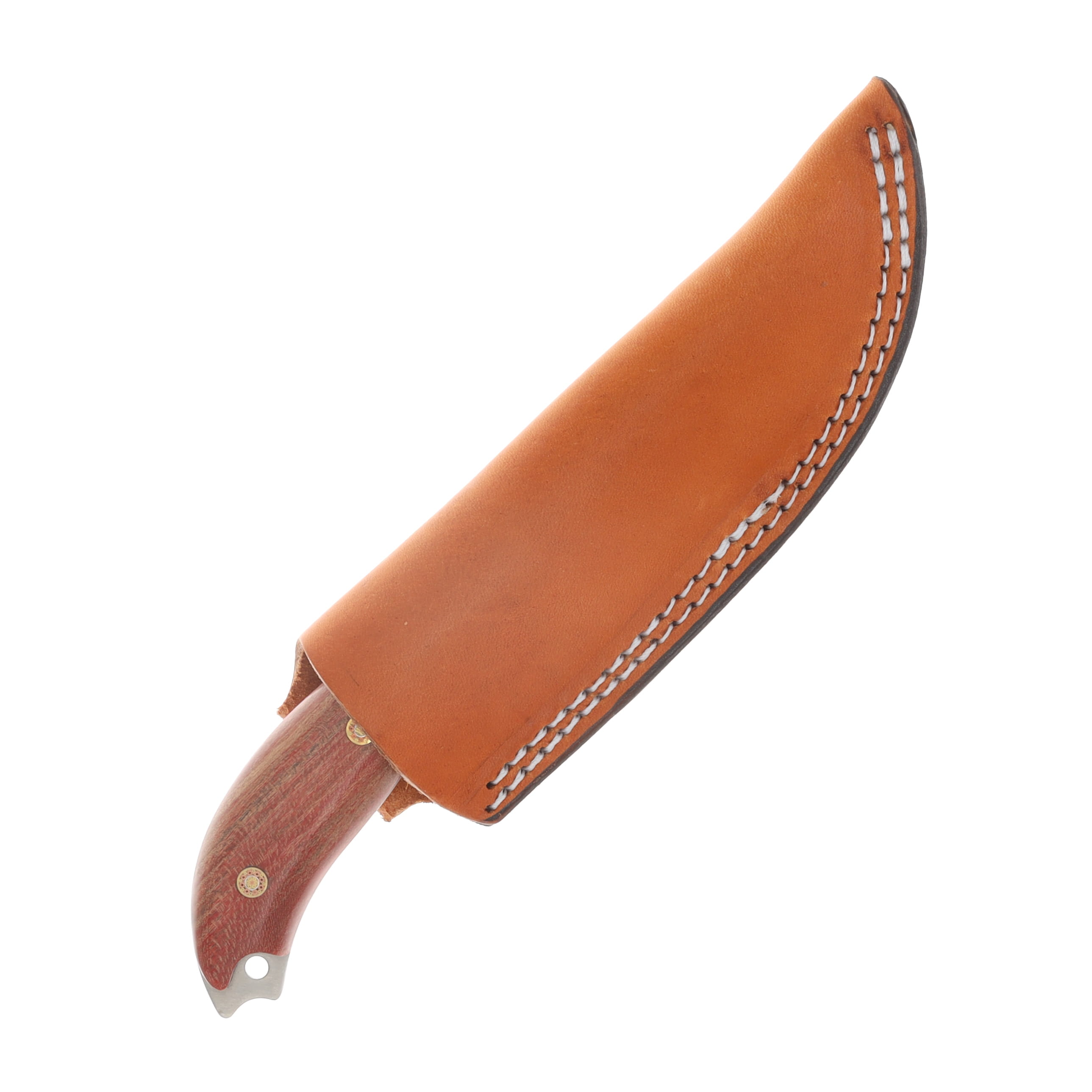 Busse Custom Shop Radio Active Fixed Blade Mean Street Wood Handle Mosaic Pins 42926C View 3