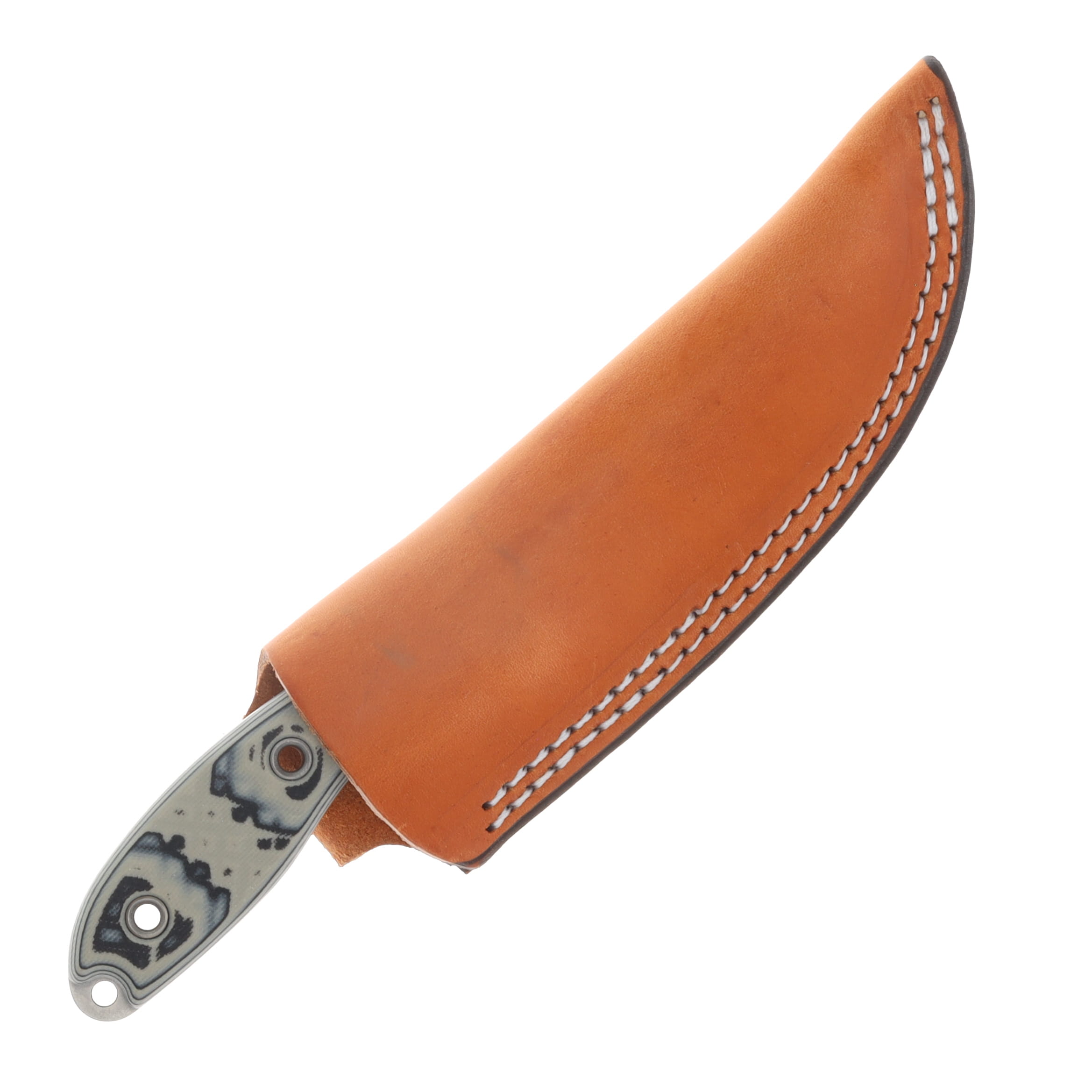 Busse Rapid Deployment Crab Cleaver Fixed Blade Tan-Black G-10 Handle 51226X View 3