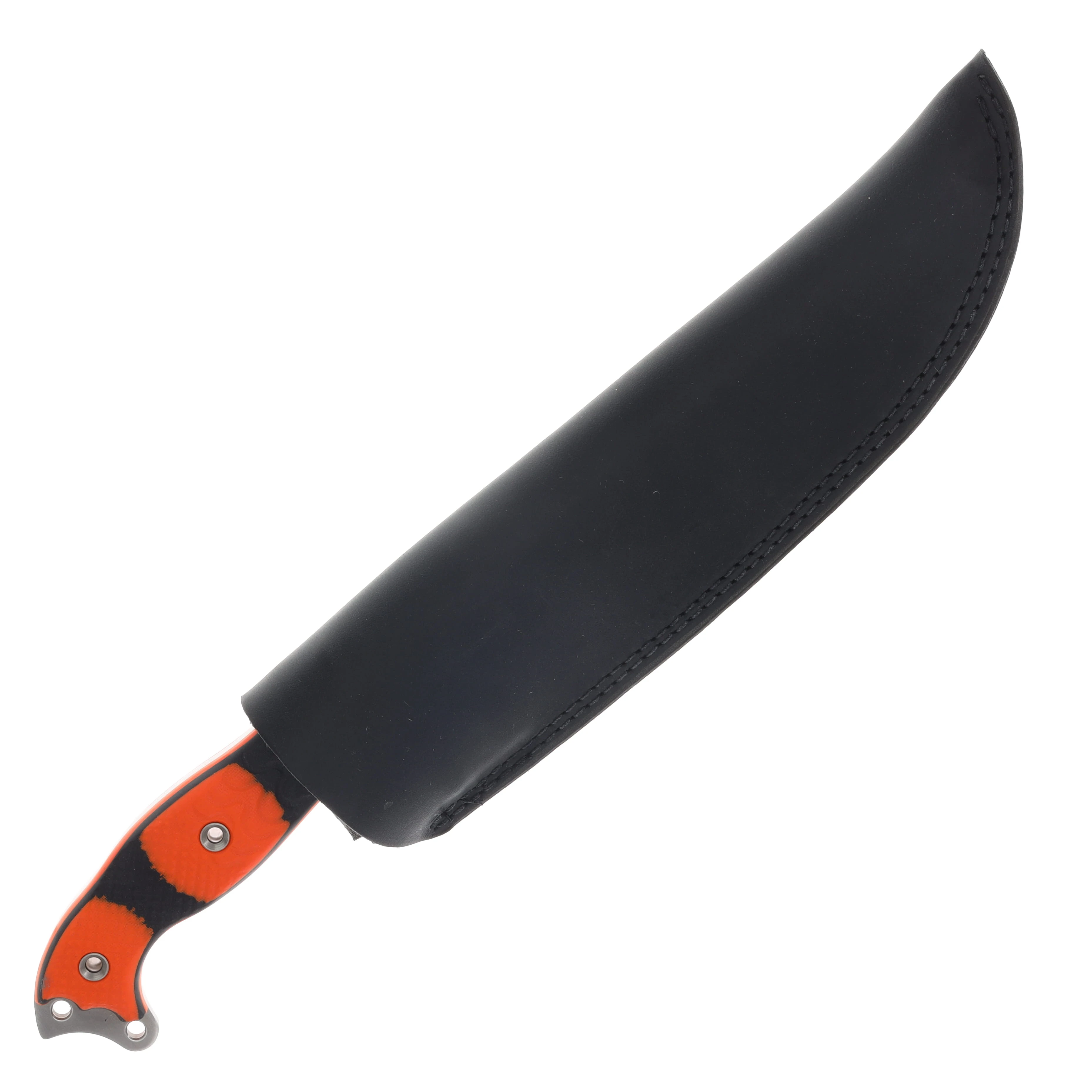 Busse Rapid Deployment Beating Heart Fixed Blade Black-Orange G-10 Handle 51226S View 3