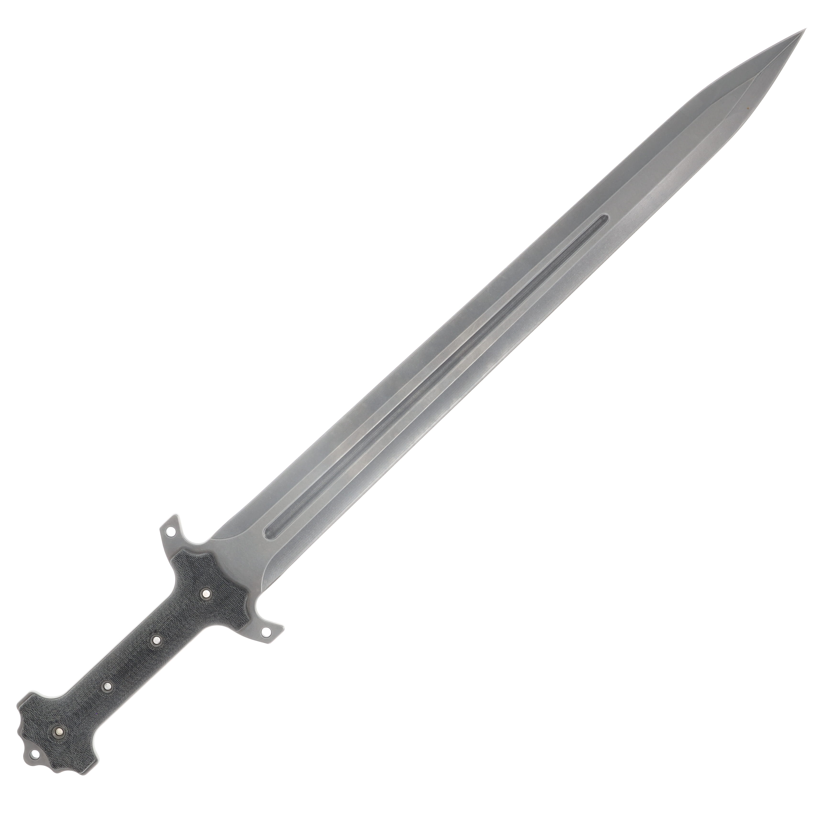 Busse Combat Viking Long Serpent Sword Stonewash Blade Gray Micarta Handle BKVLSSWDSW View 2