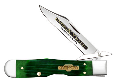 Case XX Limited Edition Barnboard Jigged Bermuda Green Bone