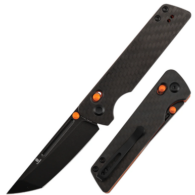 Tenable Anomaly Crossbar Lock Folding Knife Blackwash Nitro V