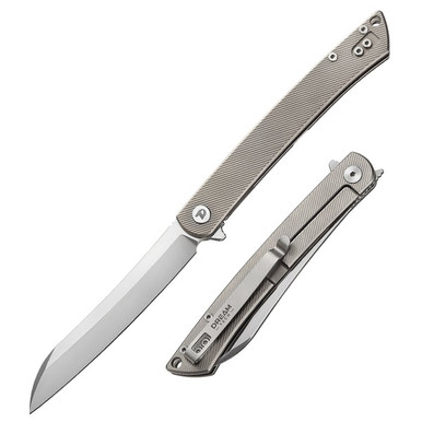 Dreamtech Large Framelock/Gray Titanium - Smoky Mountain Knife Works