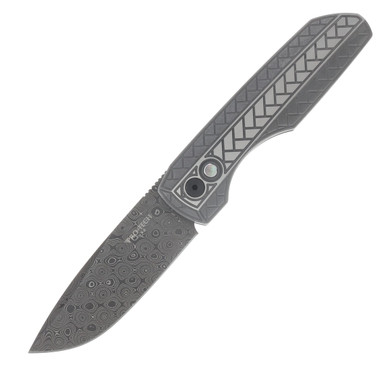 ProTech Auto Synapse 2 Automatic Knife Nichols Raindrop Damascus