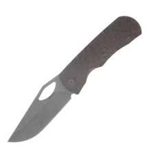 McNees 3.75 DX Dixon Folding Knife Ripple Bronze Atomic Handle