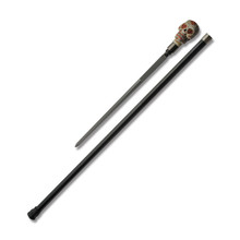 Szco Supplies Sugar Skull Sword Cane with Hidden Blade – 35in Overall 926935