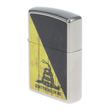 Zippo Lighter Gadsden Flag Street Chrome ZP29842