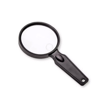Carson Optical JS Handheld Magnifier – 2x Power 3.5in Lens for Reading CDS36