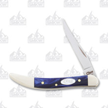 Case Blue Pearl Kirinite Small Texas Toothpick Folding Knife