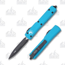 Microtech Ultratech Out-The-Front Automatic Knife (D/E Black | Turquoise)