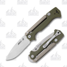 Cold Steel AD-15 Folding Knife OD Green 3.5in Plain Satin Drop Point