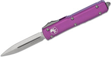 Microtech Ultratech Out-The-Front Automatic Knife (D/E Stonewash | Violet)