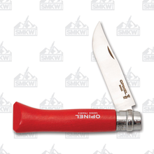 Opinel No. 08 Folding Knife Colorama Red OP001981CP