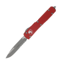 Microtech Ultratech Out-The-Front Automatic Knife (S/E Apocalyptic P/S | Red) AUMT12111APR
