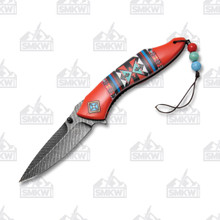 Frost Ocoee River Red Tribal Assisted Opening Folding Knife