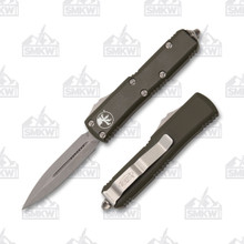 Microtech UTX-85 Out-The-Front Automatic Knife (D/E Apocalyptic | OD Green)