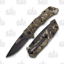 Bear &amp; Son Bear Edge Lockback Folding Knife Mossy Oak