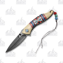 Frost Ocoee River Cream Tribal Assisted Opening Folding Knife