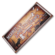 Marble's Safety Axe Company Wood Sign MR559