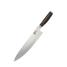 Shun Cutlery Premier Chefs Knife Walnut 10 Inch Plain Damascus Chef STDM0707