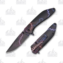 SuiNa Szco Sugar Skull Rescue Folding Knife 300473 - Smoky