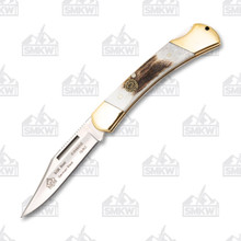 Puma SGB Bear Folding Knife Natural Stag PKC6169600S
