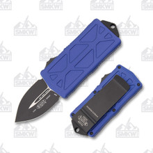 Microtech Exocet Out-The-Front Automatic Knife (D/E Black | Purple)