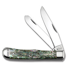 Case Genuine Abalone Trapper Folding Knife