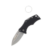 Cold Steel Micro Recon 1 Folding Knife 2in Plain Stonewash Spear Point CS27DS