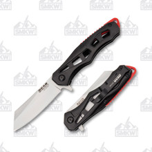Bear & Son BE23 Red – Black 3 Inch Plain Modified Wharncliffe BR61123