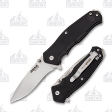 Bear & Son Sideliner Folding Knife 2.87 Inch Plain Satin Drop Point BR61124B