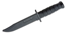 Cold Steel Rubber Training Leatherneck Fixed Knife 7in Plain Black Bowie