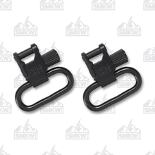 Uncle Mike's Black QD SS 1" Swivel Set