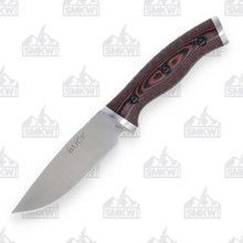 Buck 853 Small Selkirk Fixed Blade Knife 4in Plain Satin Drop Point Blade