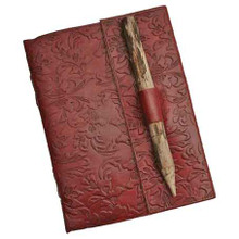 Leather Journal with Pencil