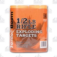 Sonic Boom .5LB Rifle Targets 4 Pack SBTHP4P