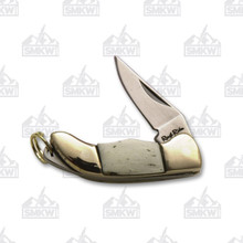Rough Ryder Tiny Folding Hunter (Mini, White Smooth Bone) RR166