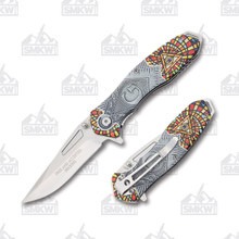 Sigma Impex Eye of Providence Silver Finish Masonic Linerlock