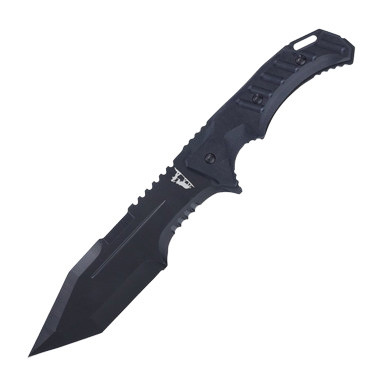 Frost Black Hills Steel Tactical Hunter Fixed Blade Knife - Smoky