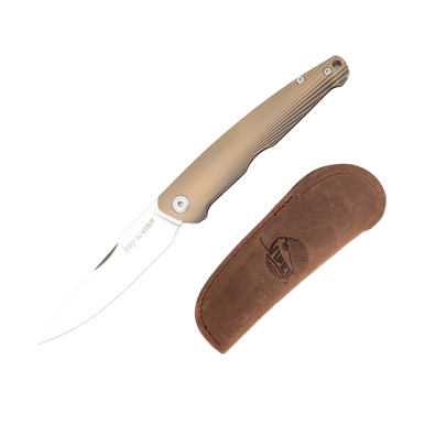 Viper Key Slip Joint Folding Knife M390/Bronze Anodized Titanium