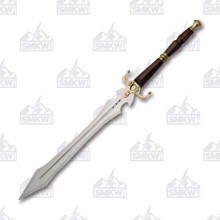 SZCO Supplies Medieval Fantasy Sword - Wood -  Plain Edge Blade 901116