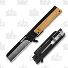 Gerber Quadrant Framelock Bamboo Clam Pack