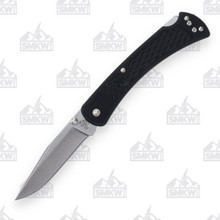 Buck 110 Slim Select Folding Knife Black GFN 3.75in Satin Clip Point BU11878