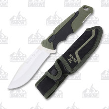 Buck 656 Large Pursuit Green 4.5in Satin Drop Point Fixed Blade Knife