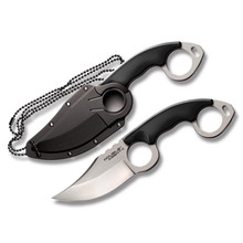 Cold Steel Double Agent II Fixed Blade Knife 3in Plain Satin Clip Point