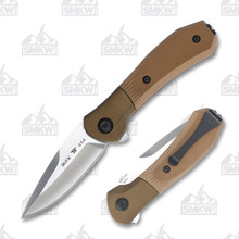 Buck 590 Paradigm Bolster Lock Spring-Assisted Folding Knife (Brown G-10)