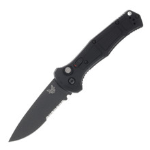 Benchmade 9070SBK Claymore OTS Automatic Knife Black Serrated AUBM9070SBK