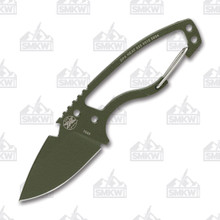 DPx Gear Heat Hiker Fixed Blade Knife 1095 OD Green