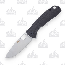 Honey Badger Large Drop Point Limited Edition Knife Black 3.63in Stonewash Blade HB1286